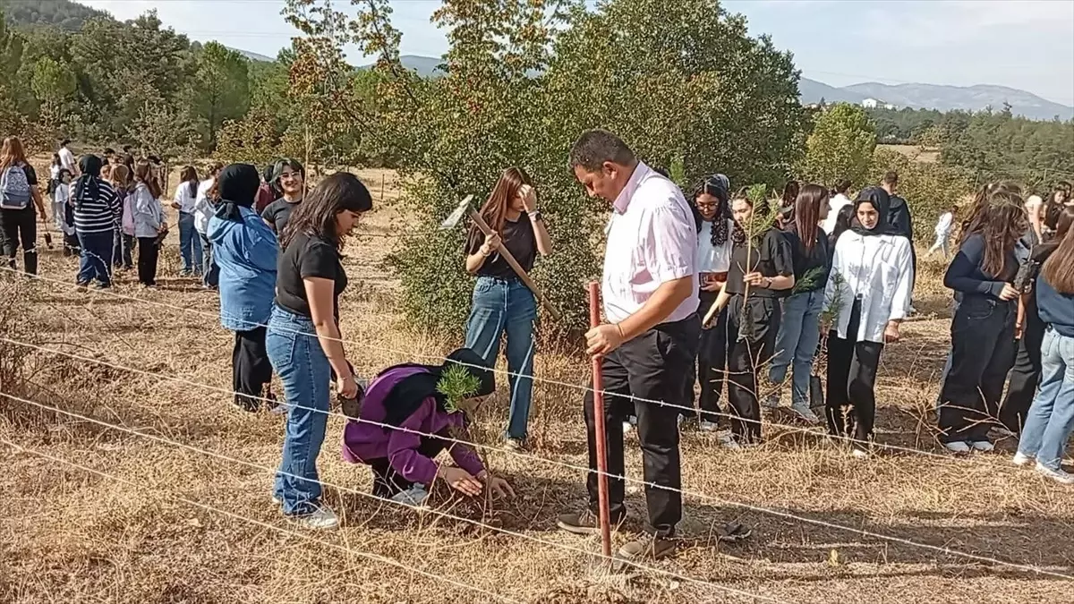 Orhaneli\'de Fidan Dikme Etkinliği