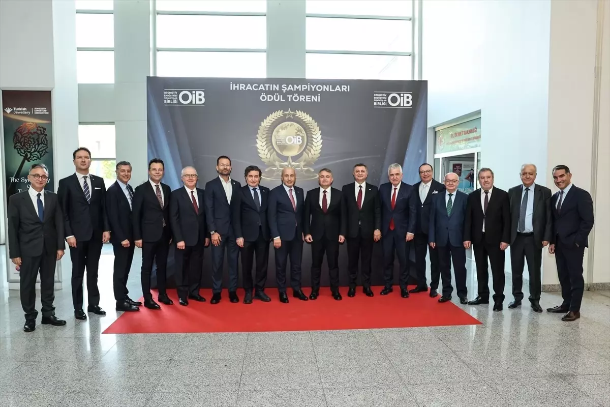 OİB, İhracat Şampiyonlarını Ödüllendirdi