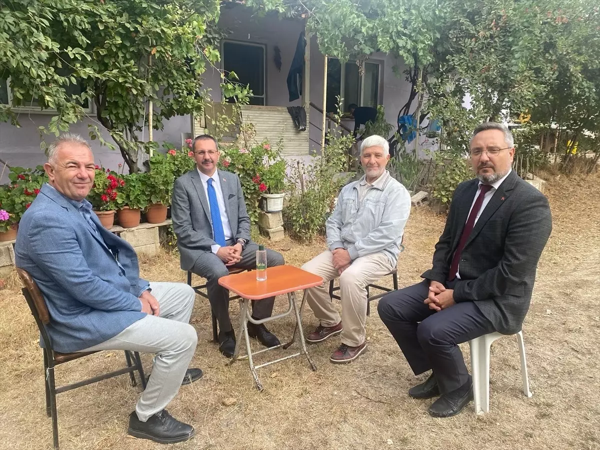Kaymakam Özderin Kıbrıs Gazilerini Ziyaret Etti