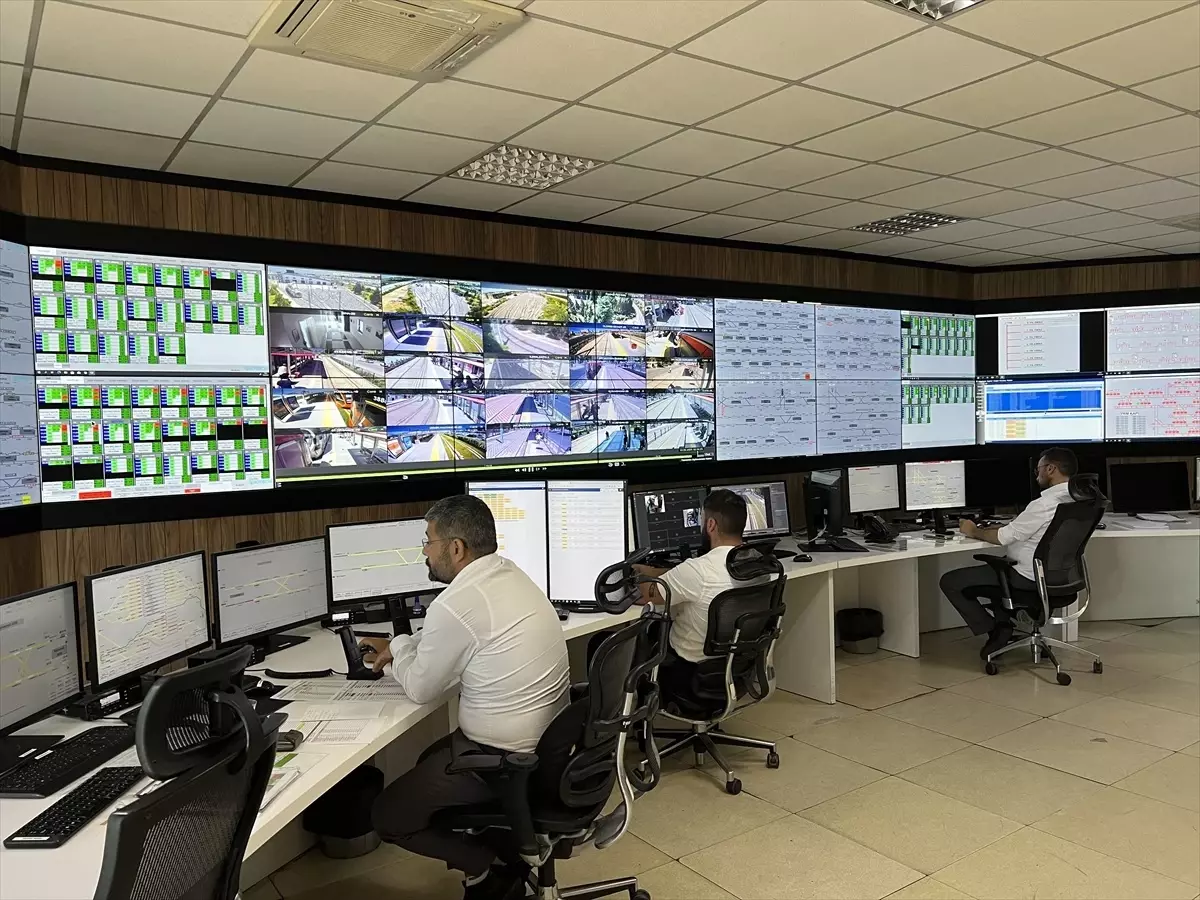 Kayseri\'de Raylı Sistem Kontrol Merkezi