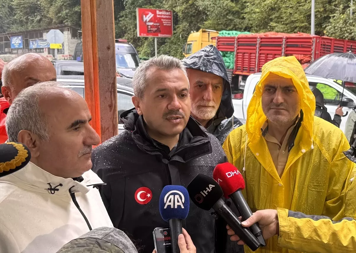 Rize\'de Sağanak ve Heyelanlar