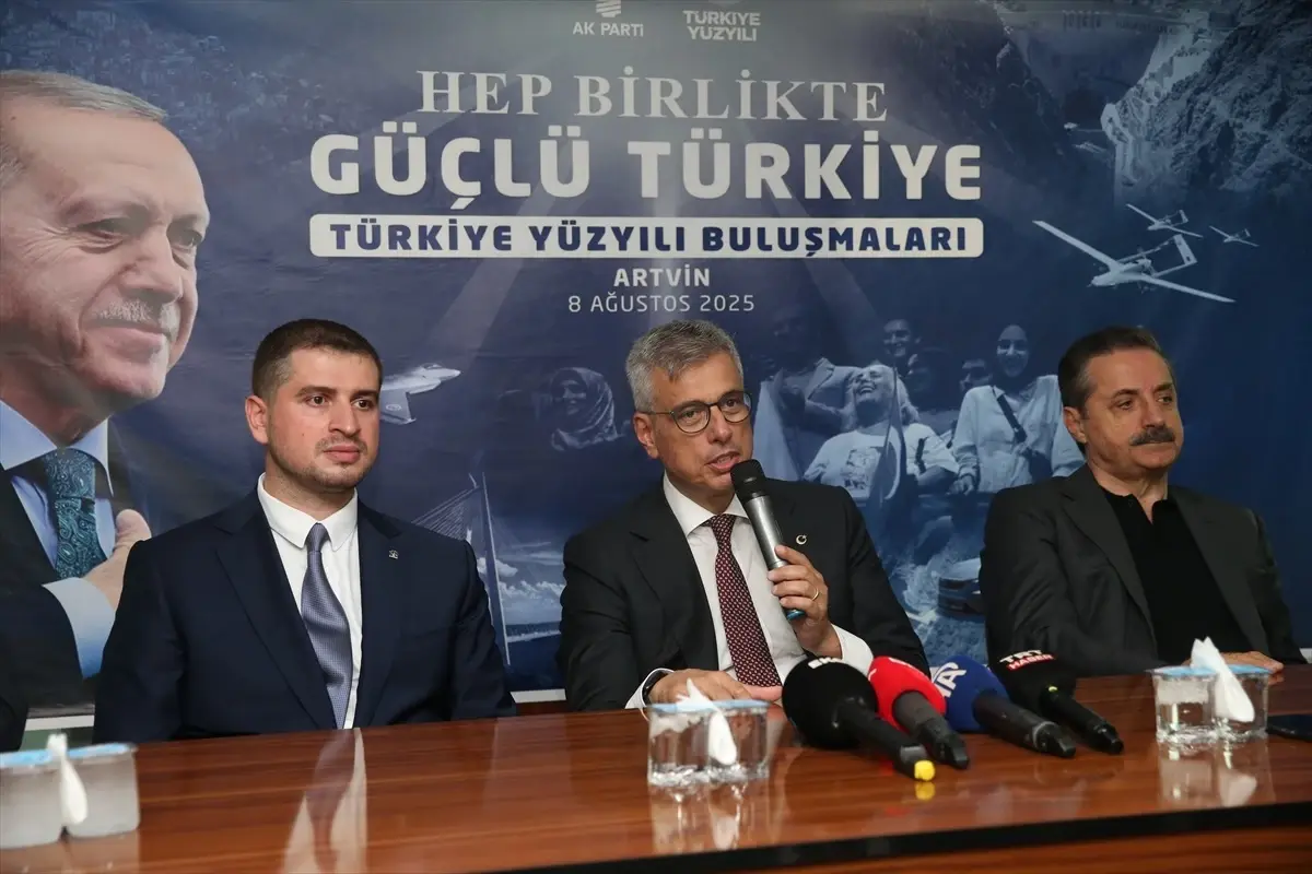 Sağlık Bakanı Memişoğlu, Artvin\'de "Türkiye Yüzyılı Buluşmaları"nda konuştu Açıklaması