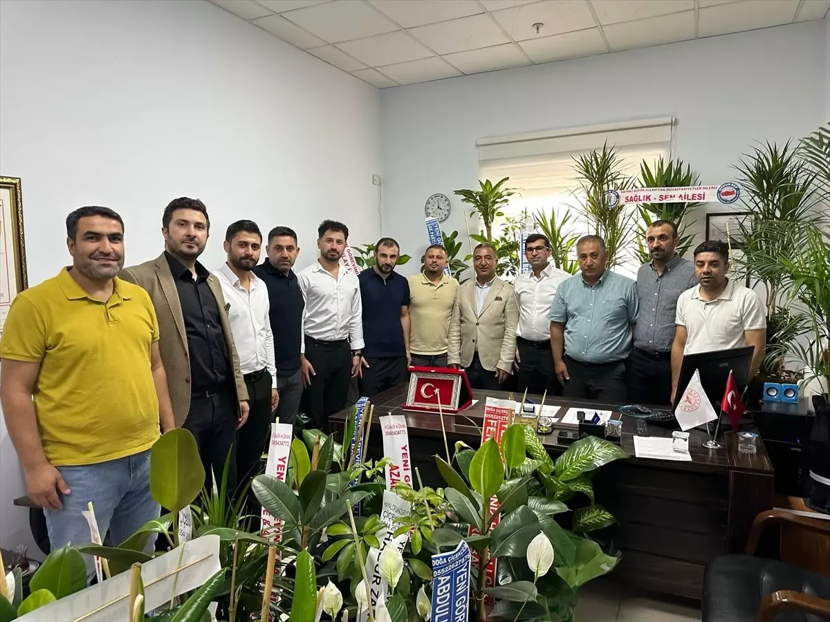Sağlık-Sen Lideri İdil Hastanesini Ziyaret Etti