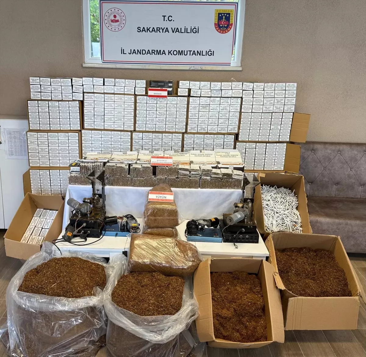 Serdivan\'da Kaçak Sigara Operasyonu