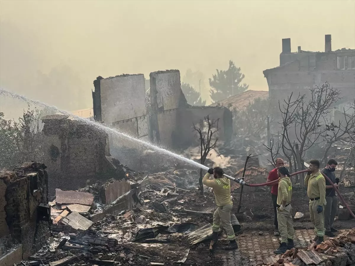 Geyve\'deki Orman Yangını Sürediyor