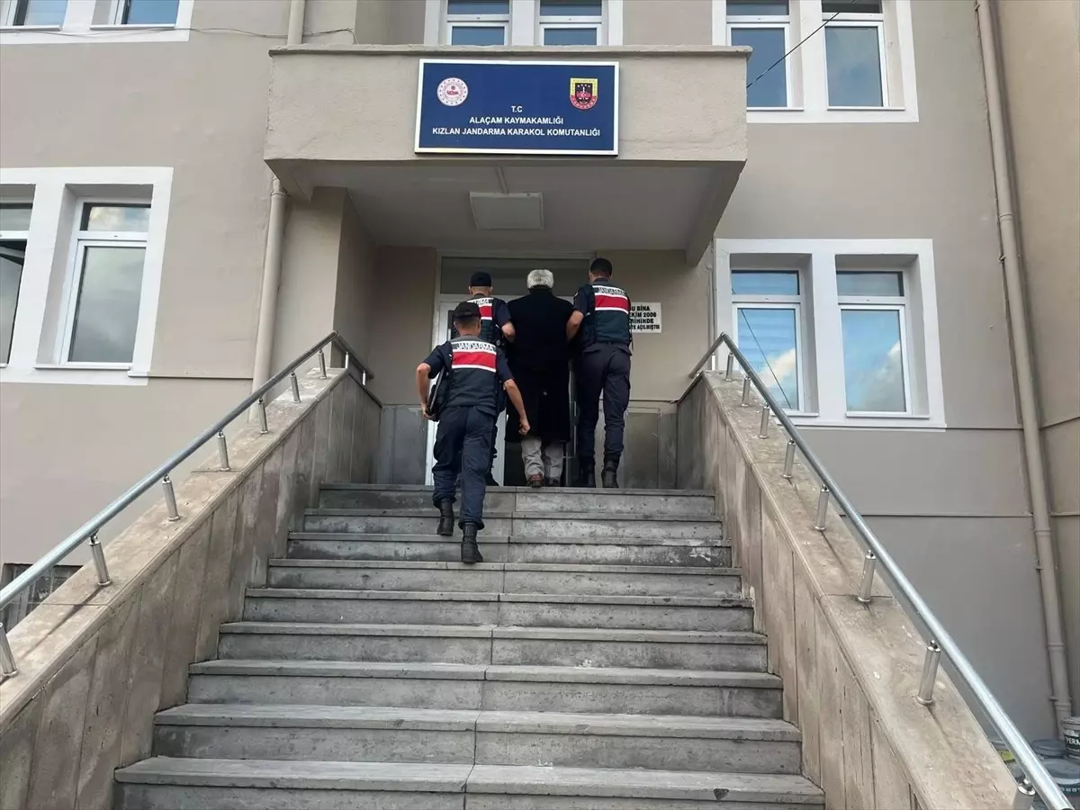 Firari Hükümlü Alaçam\'da Yakalandı