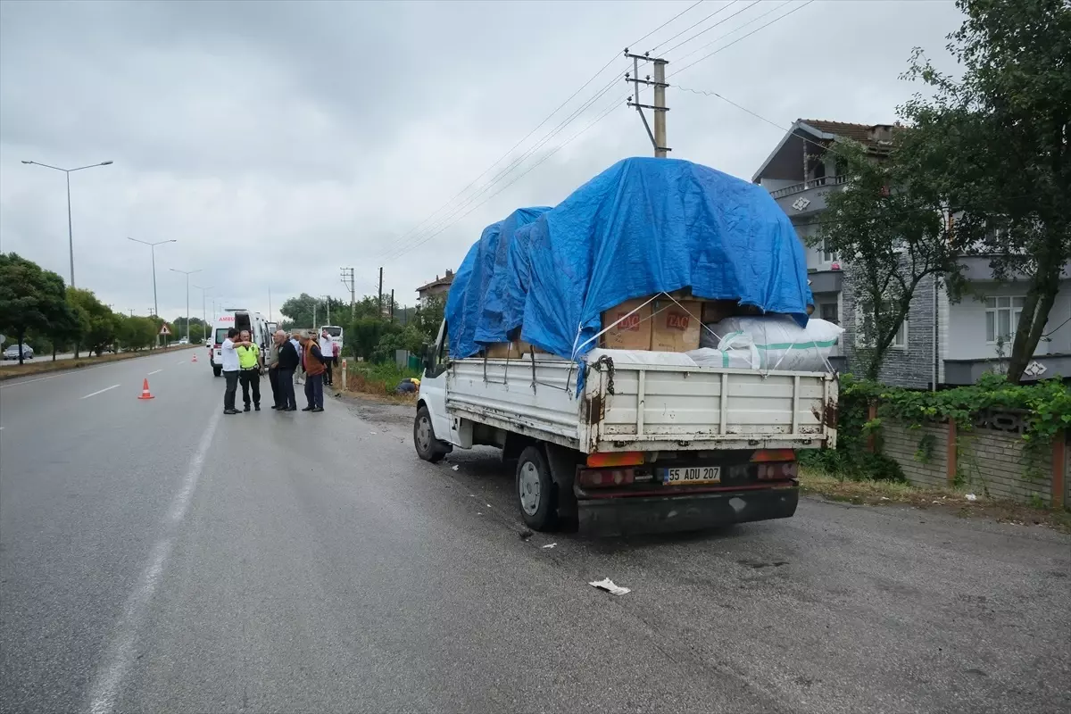 Samsun\'da Otobüs Kazası Görüntüleri Ortaya Çıktı
