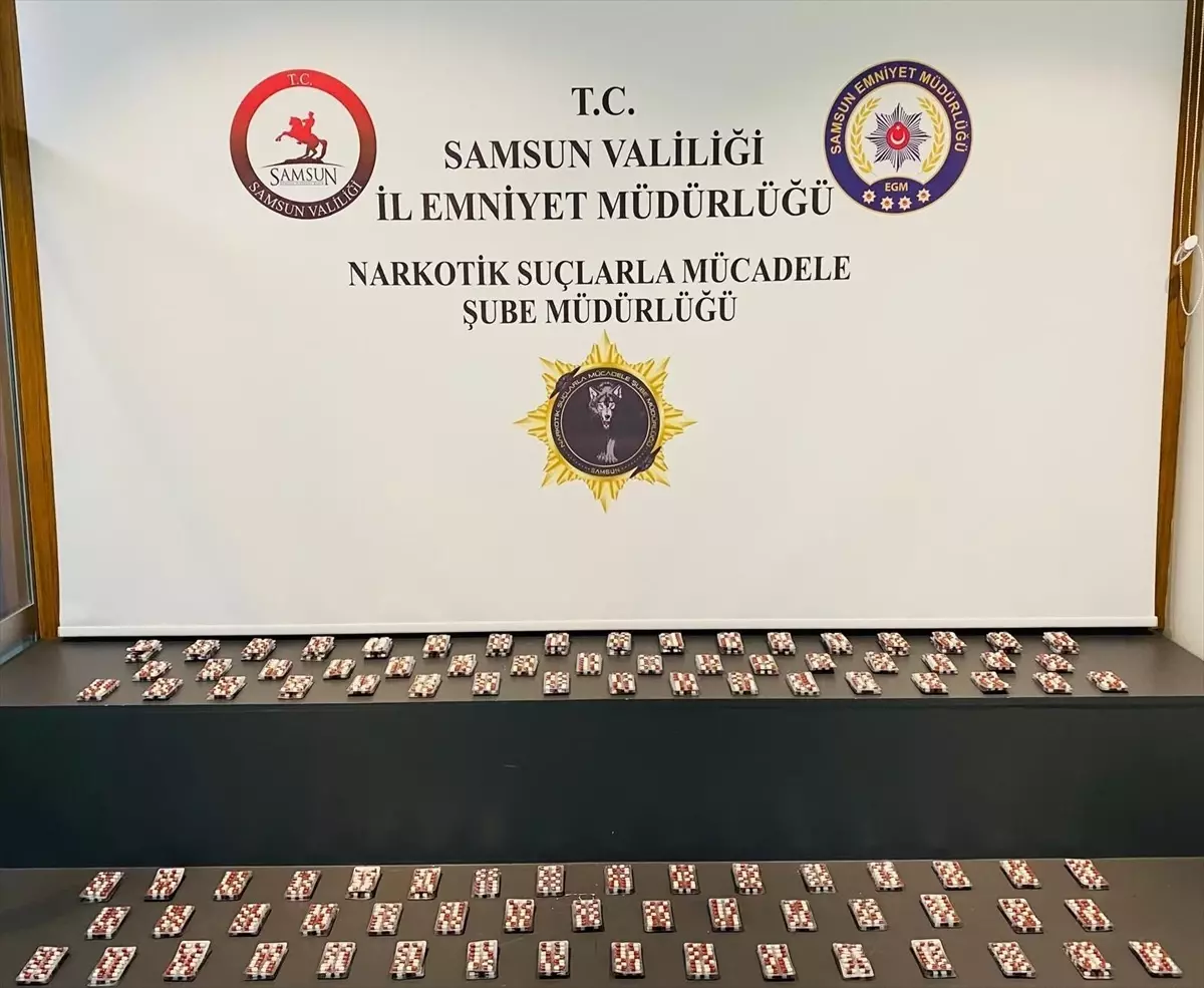 Samsun\'da Ecza Hapı Operasyonu