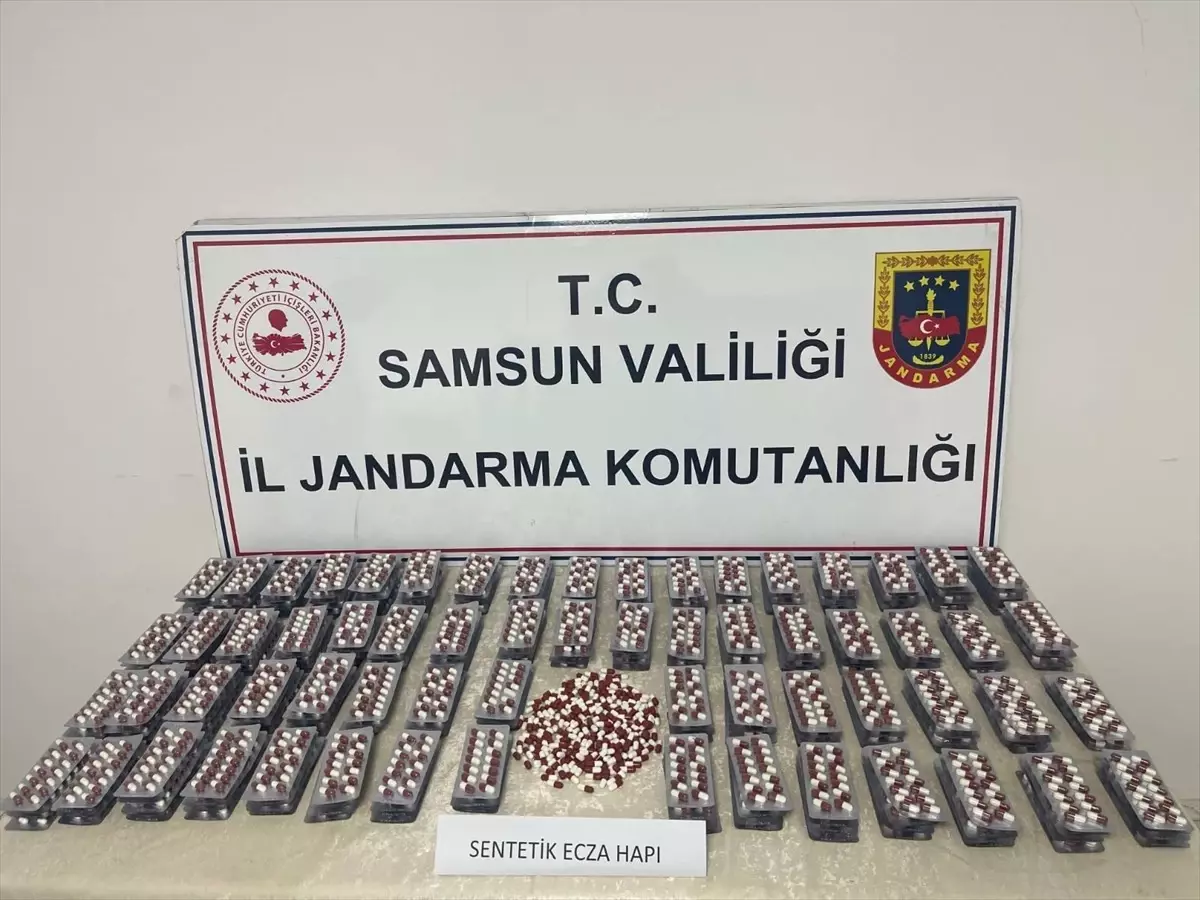 Samsun\'da Uyuşturucu Operasyonu: 5.600 Hap Ele Geçirildi
