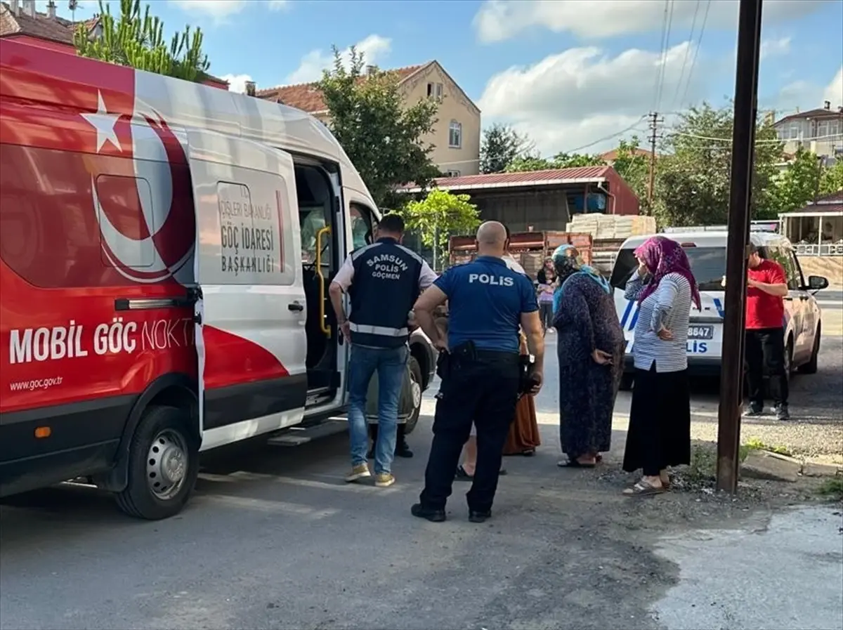 Bafra\'da Düzensiz Göç Denetimi