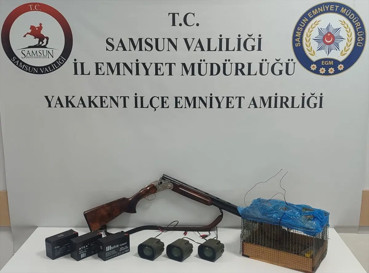 Samsun\'da Kaçak Avcılığa Ceza