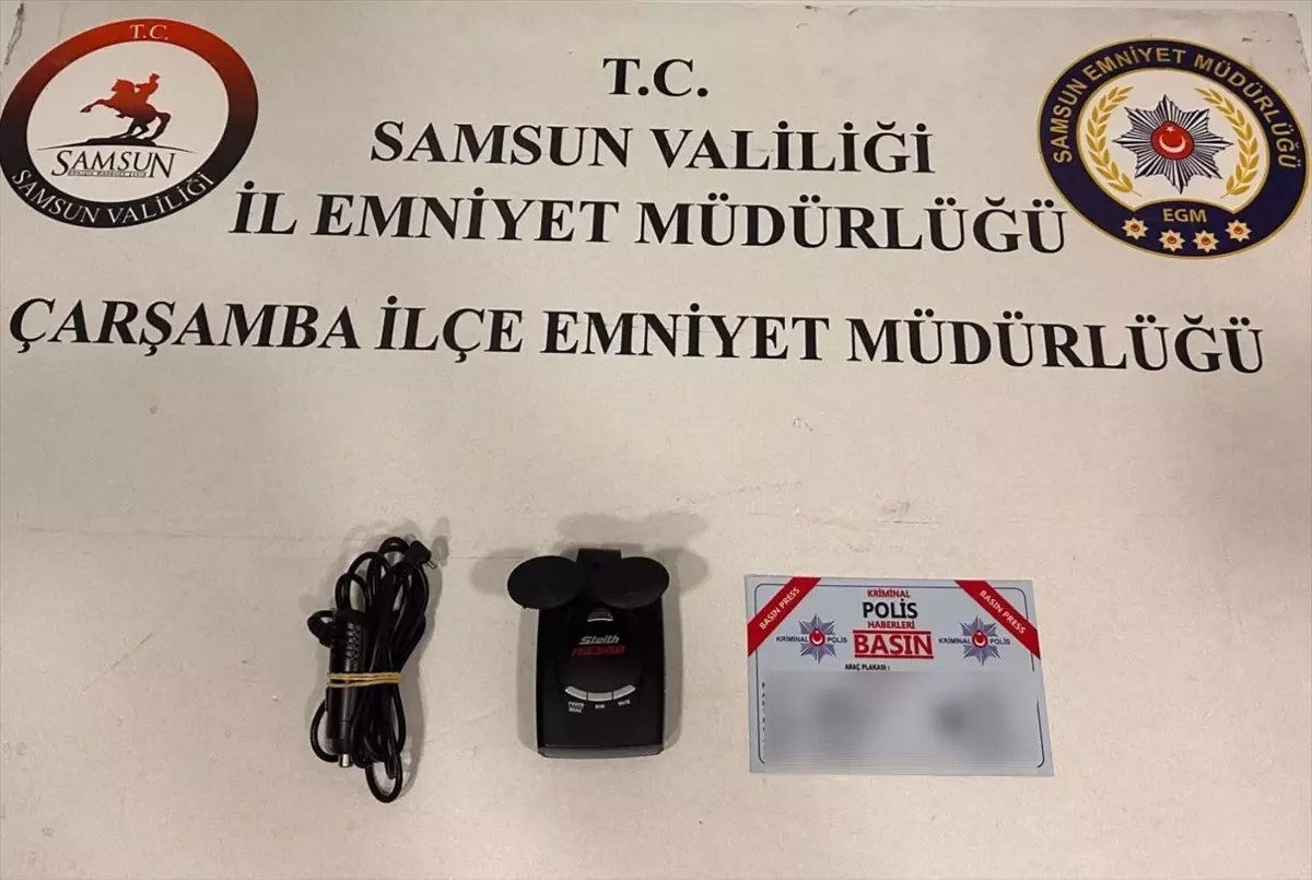 Radar Cihazı ve Sahte Kart Ele Geçirildi