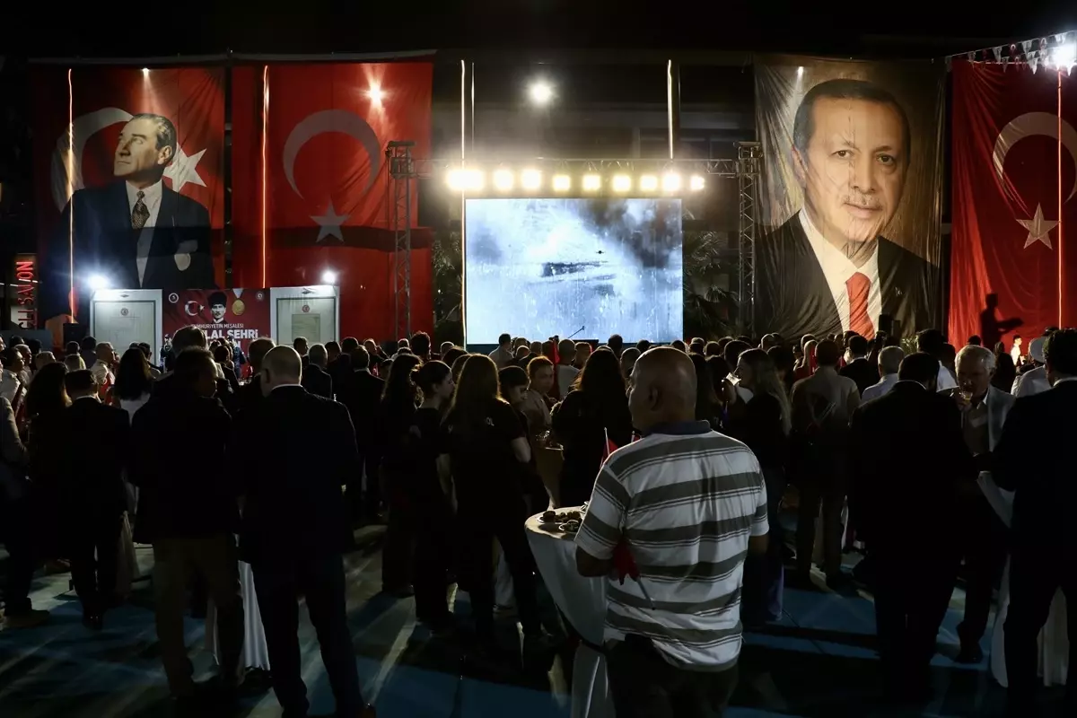 Samsun\'da Zafer Bayramı Resepsiyonu