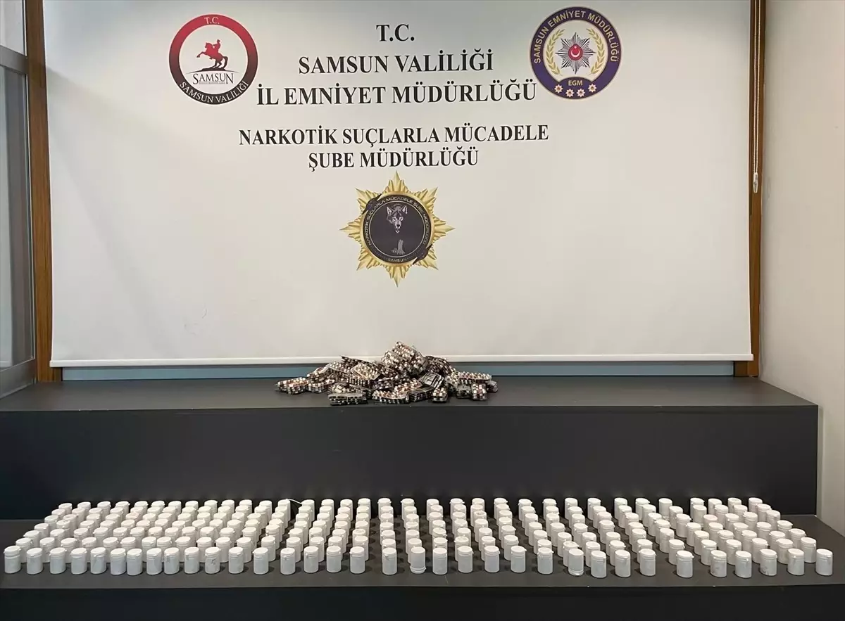 İlkadım\'da 15 Bin Uyuşturucu Hap Ele Geçirildi