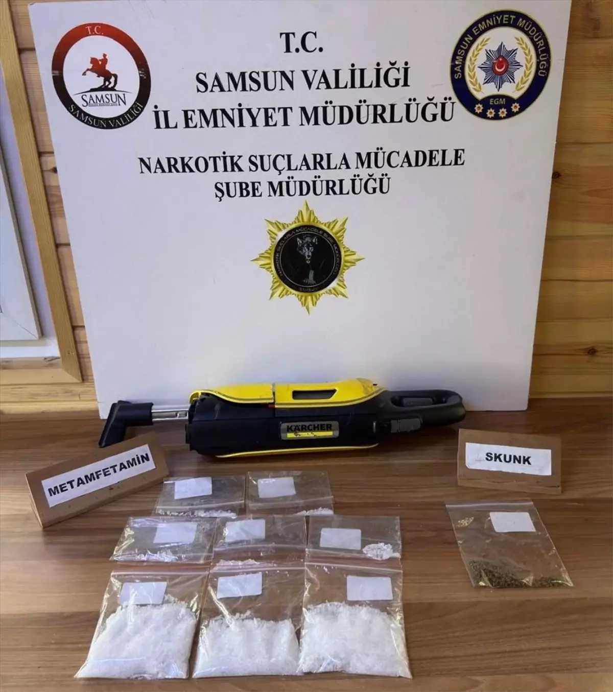 Samsun\'da Uyuşturucu Ele Geçirildi