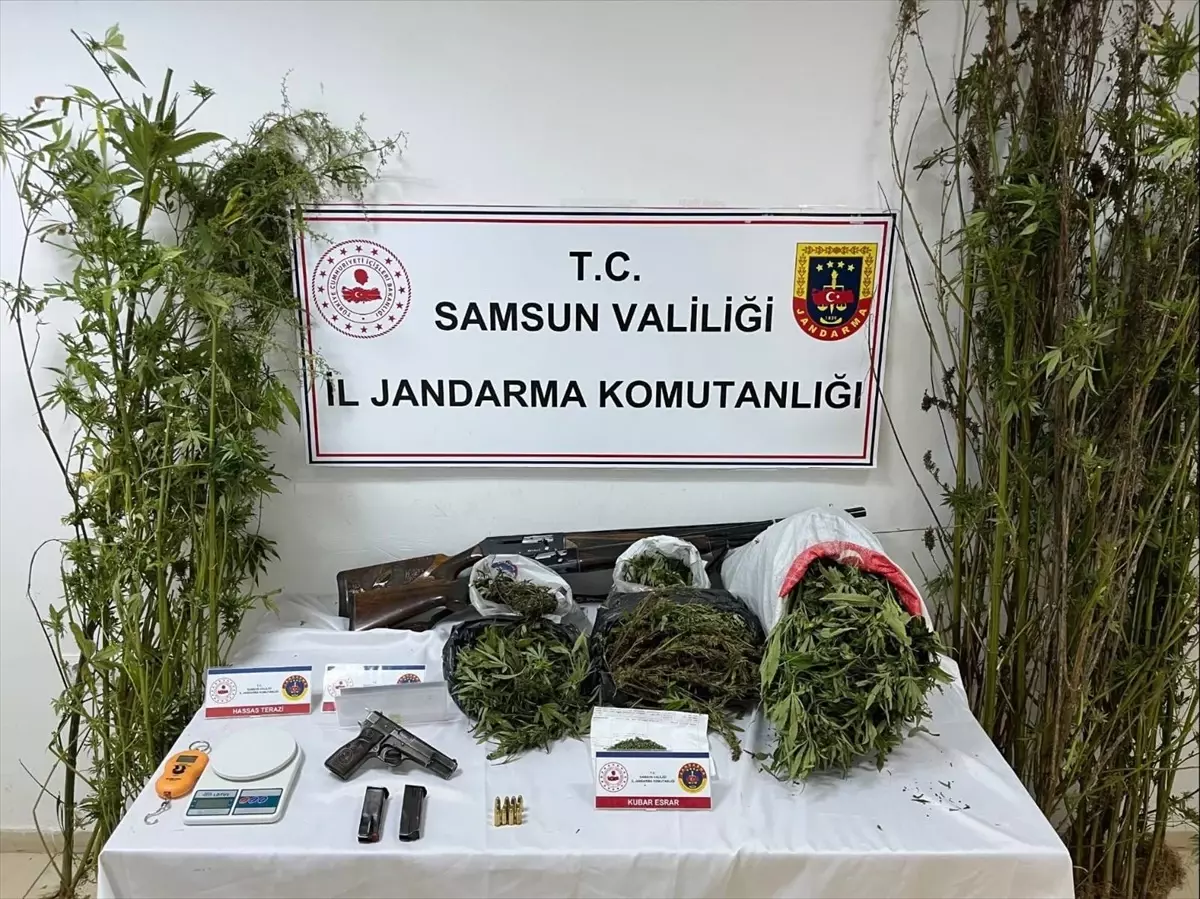 Samsun\'da 9 Kilo Esrar Ele Geçirildi