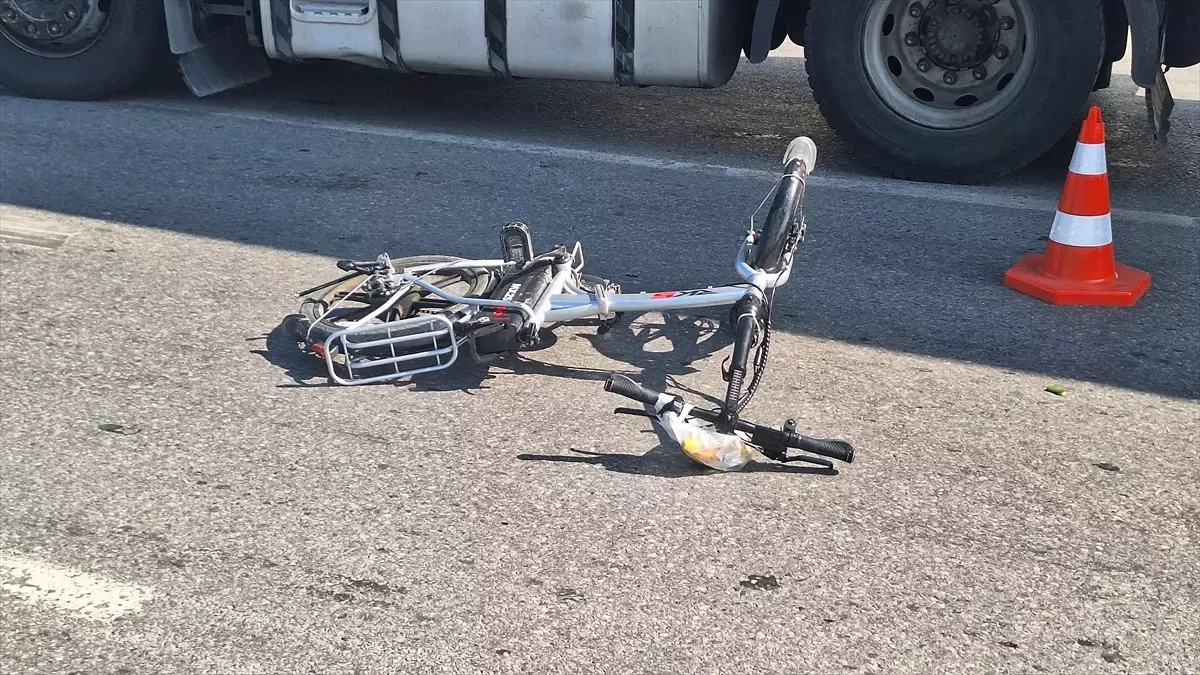 Bafra\'da Elektrikli Bisiklet Kazası