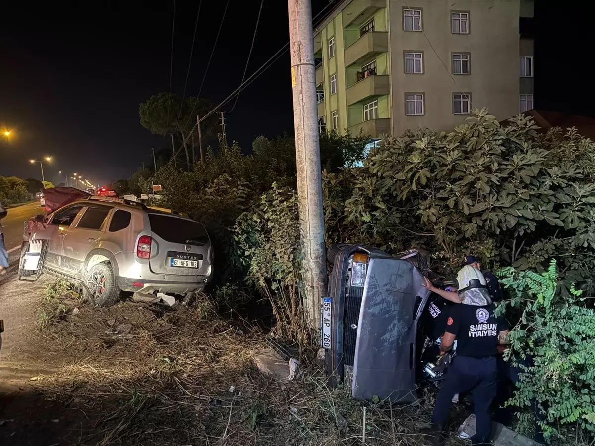 Samsun-Ordu yolunda feci kaza! 19 yaşındaki sürücü hayatını kaybetti 