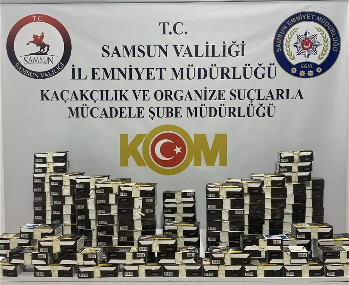 Samsun\'da Kaçakçılık Operasyonu