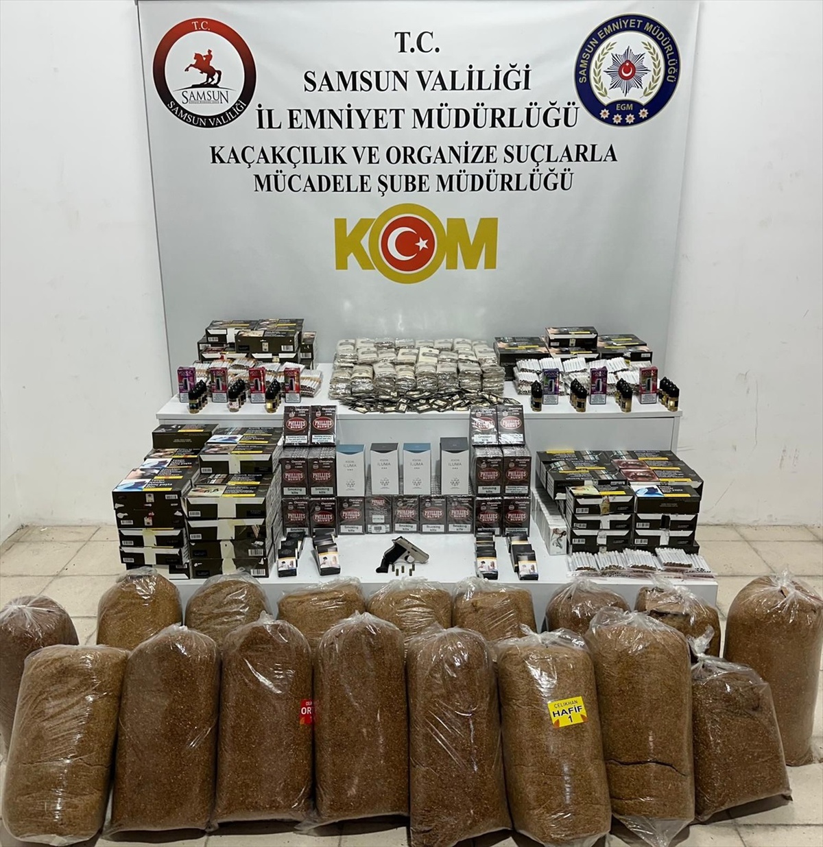 Samsun\'da Kaçakçılık Operasyonu: 18 Gözaltı