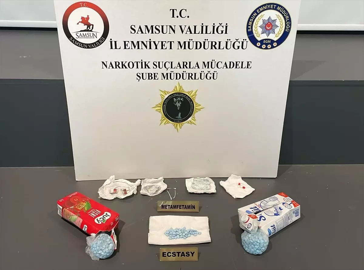 Samsun\'da Uyuşturucu Operasyonu: 2 Gözaltı