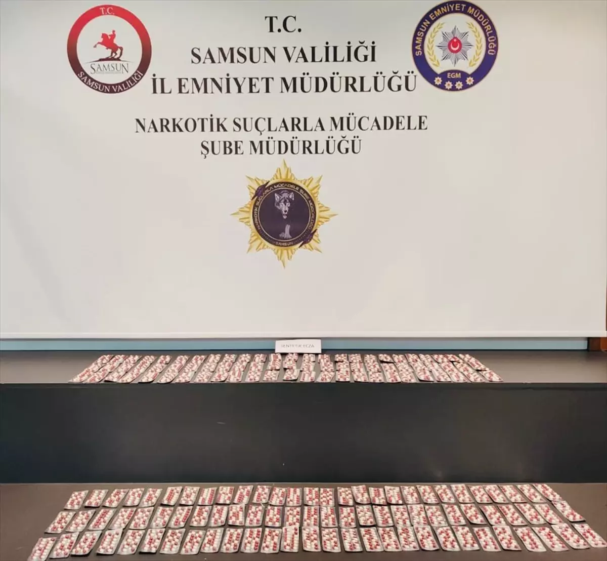 Samsun\'da Motosikletten Uyuşturucu Hap Çıktı