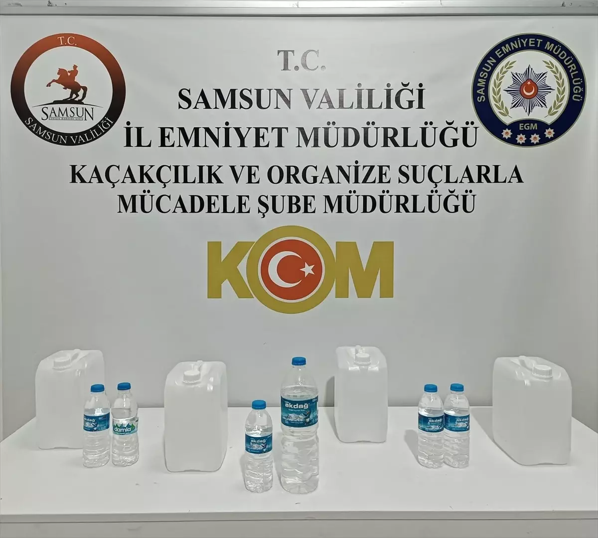 Samsun\'da Sahte İçki Operasyonu