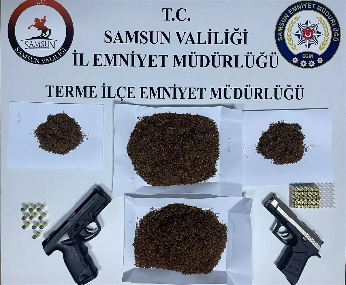 Samsun\'da Silah ve Uyuşturucu Operasyonu