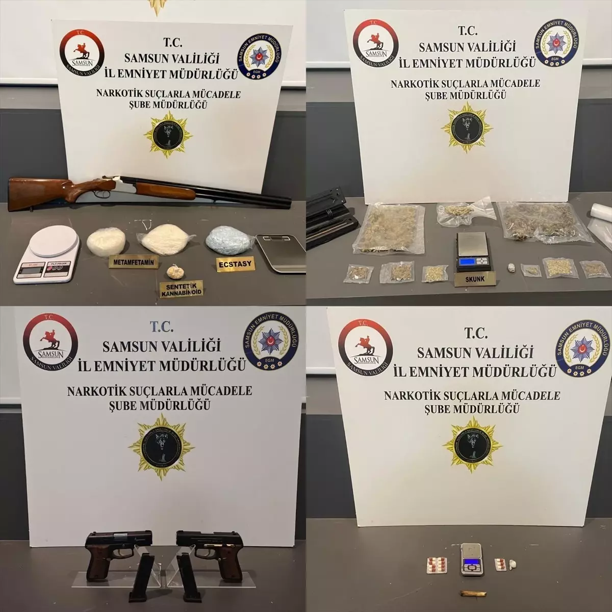 Samsun\'da Uyuşturucu Operasyonu: 4 Gözaltı