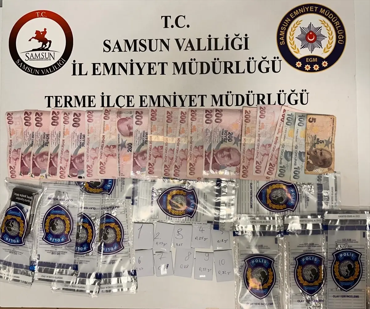 Samsun\'da Uyuşturucu Operasyonu: 3 Gözaltı