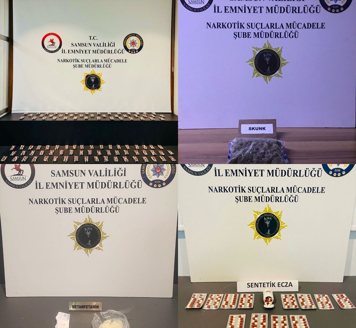 Samsun\'da Uyuşturucu Operasyonu: 4 Gözaltı