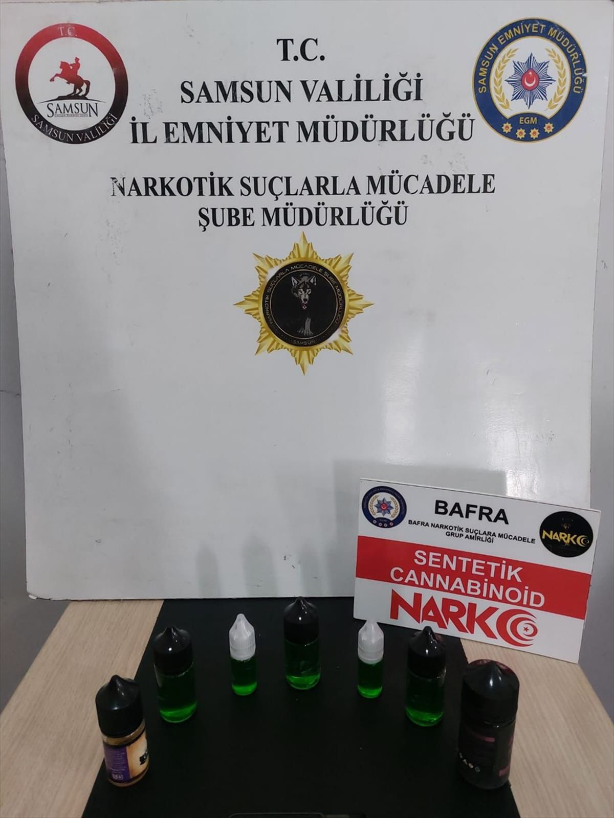 Bafra\'da Uyuşturucu Operasyonu