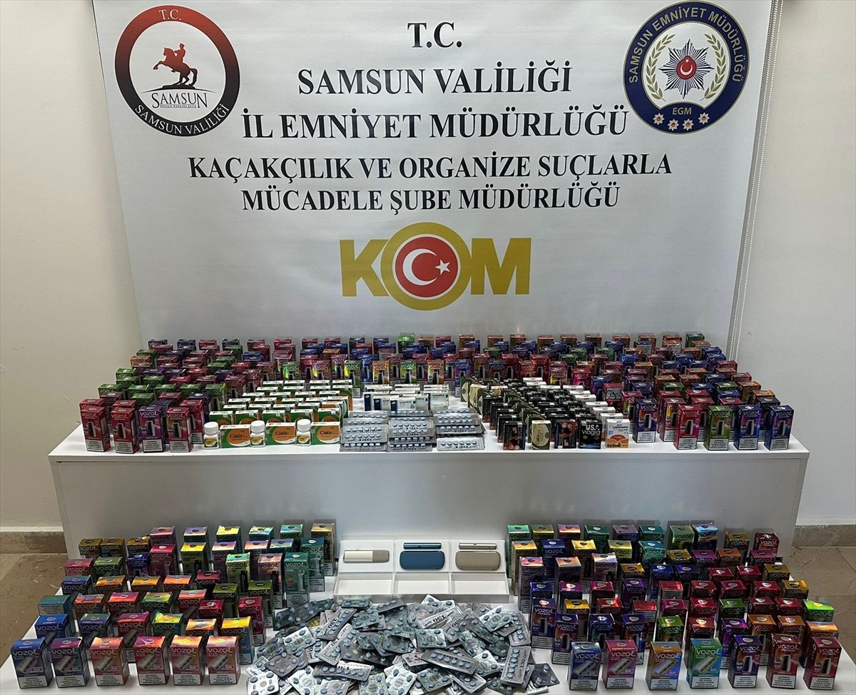 Samsun\'da Kaçakçılık Operasyonu