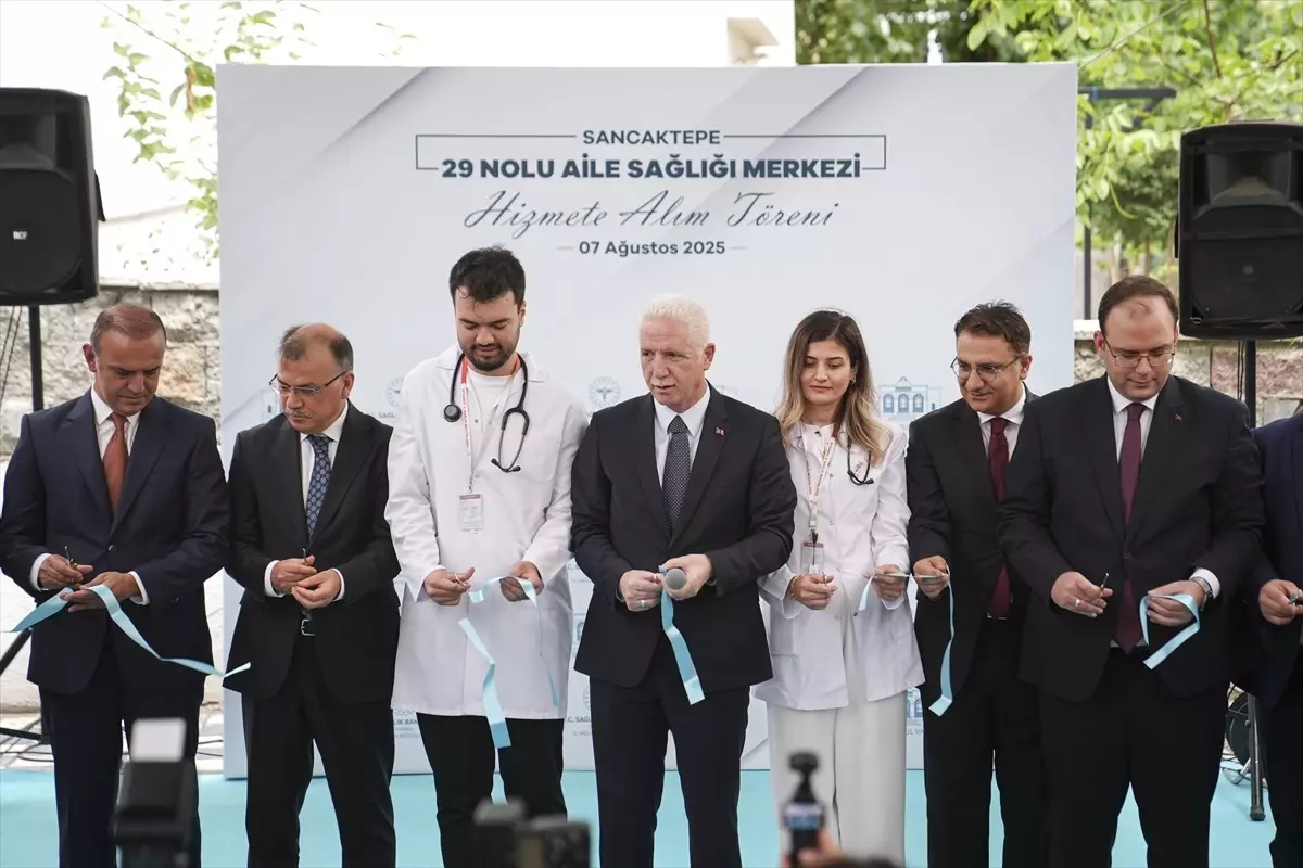 Sancaktepe 29 Nolu Aile Sağlığı Merkezi törenle açıldı