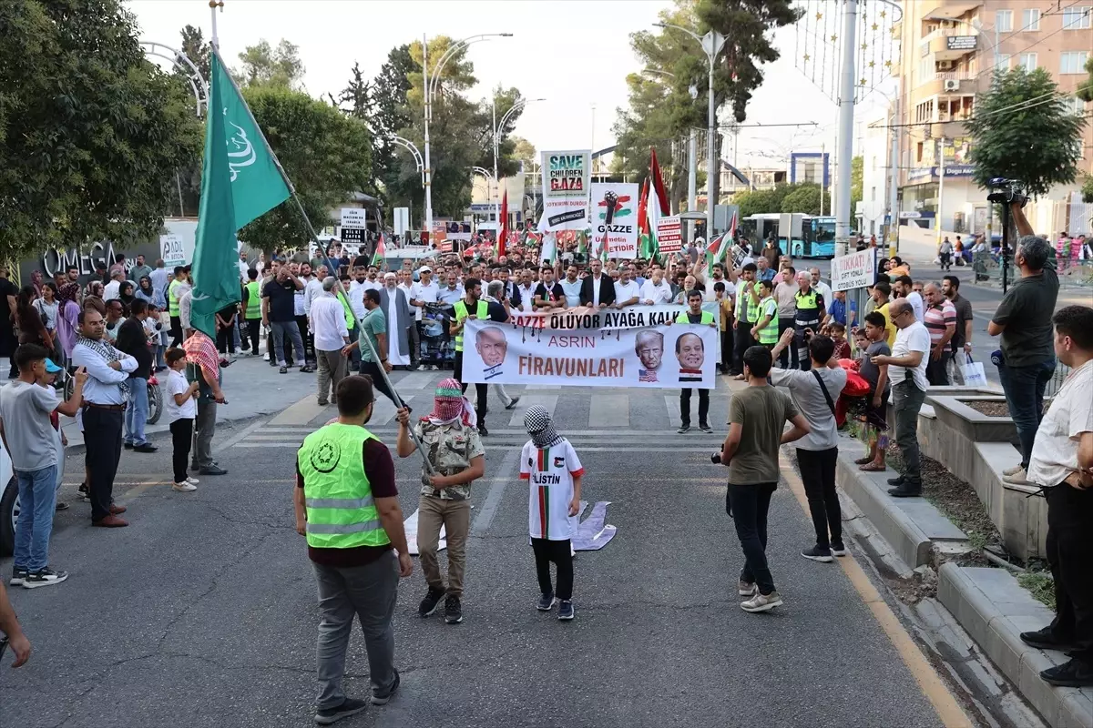 Şanlıurfa\'da Gazze Protestosu