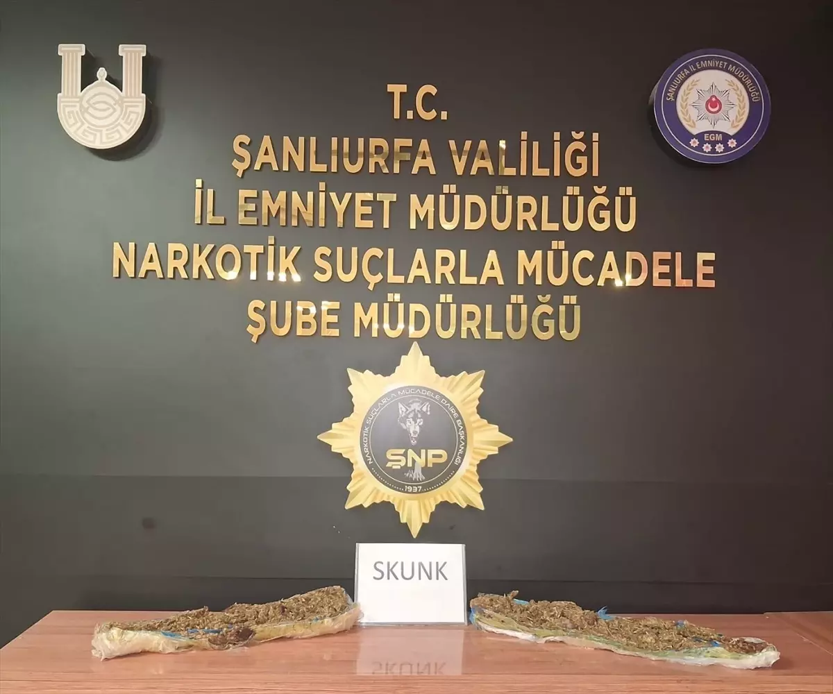 Şanlıurfa\'da Uyuşturucu Zanlısı Tutuklandı