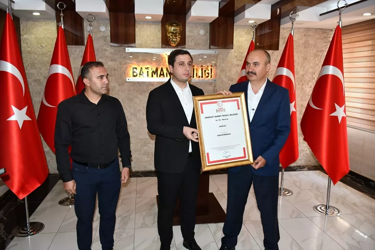 Sason Balı Coğrafi İşaret Aldı