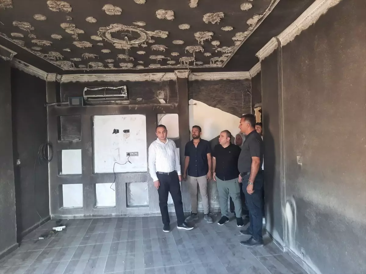 Kaymakam Partal Yangın Mağdurlarını Ziyaret Etti