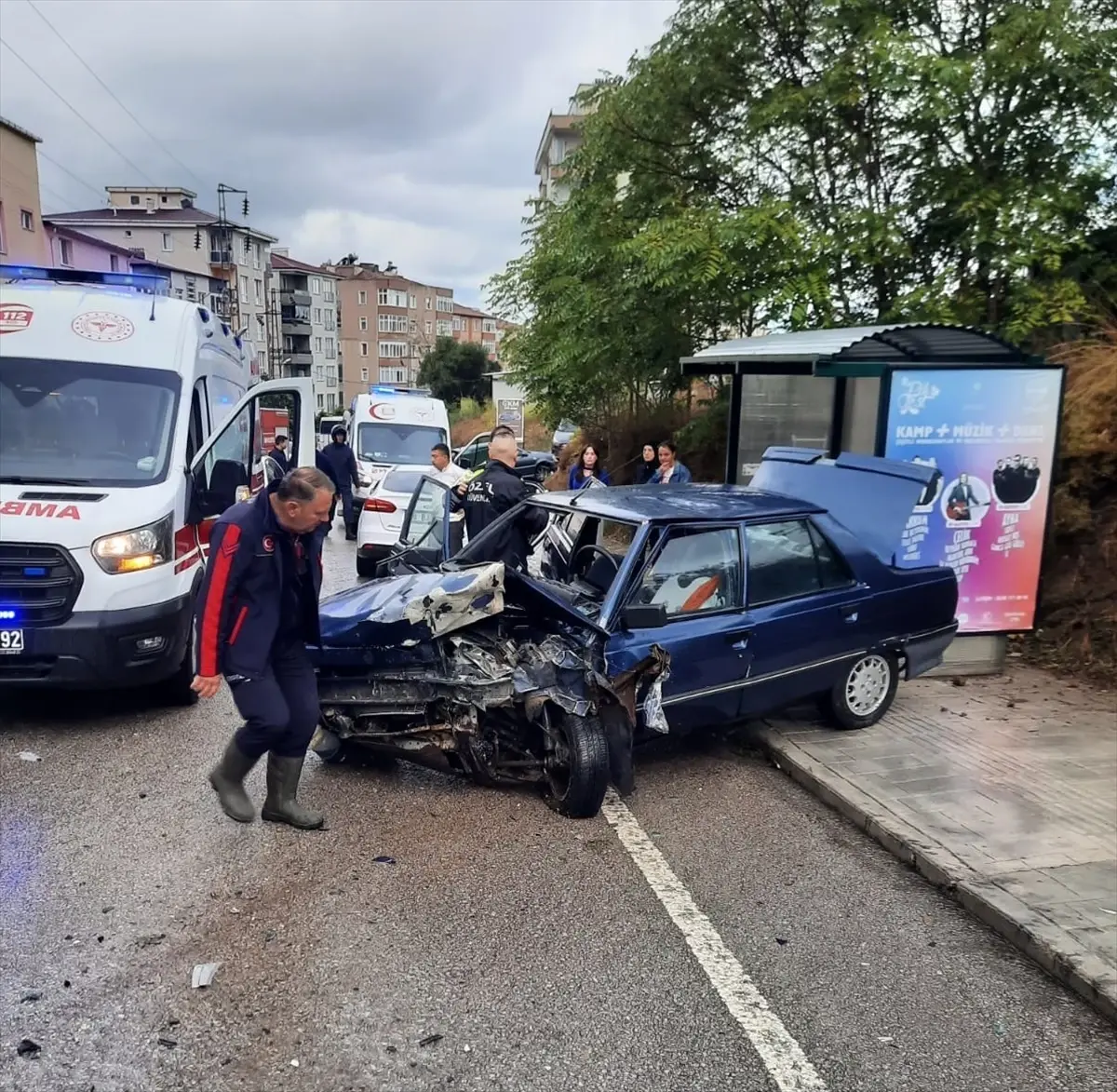 Sinop\'ta Trafik Kazası: 4 Yaralı