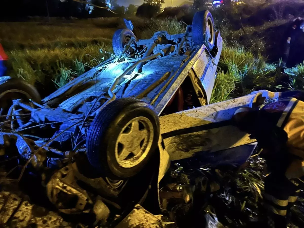 Boyabat\'ta trafik kazası: 1 ölü, 1 yaralı
