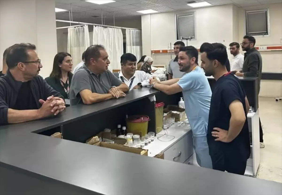 Şırnak Sağlık Müdürü Cizre Hastanesini Ziyaret Etti
