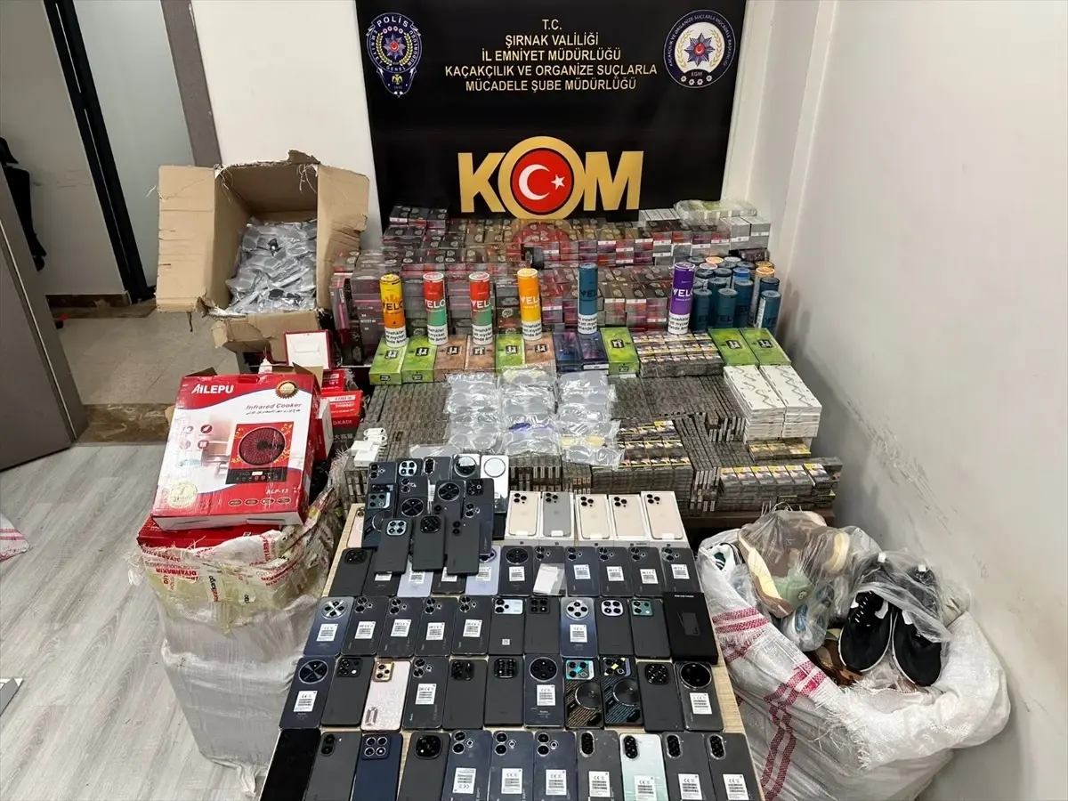 Şırnak\'ta Kaçakçılık Operasyonu: 35 Şüpheli