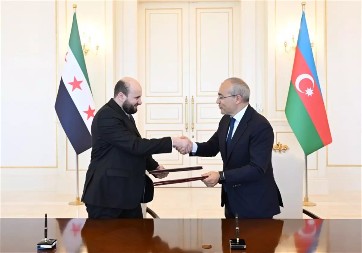 Azerbaycan ve Suriye Arasında Mutabakat