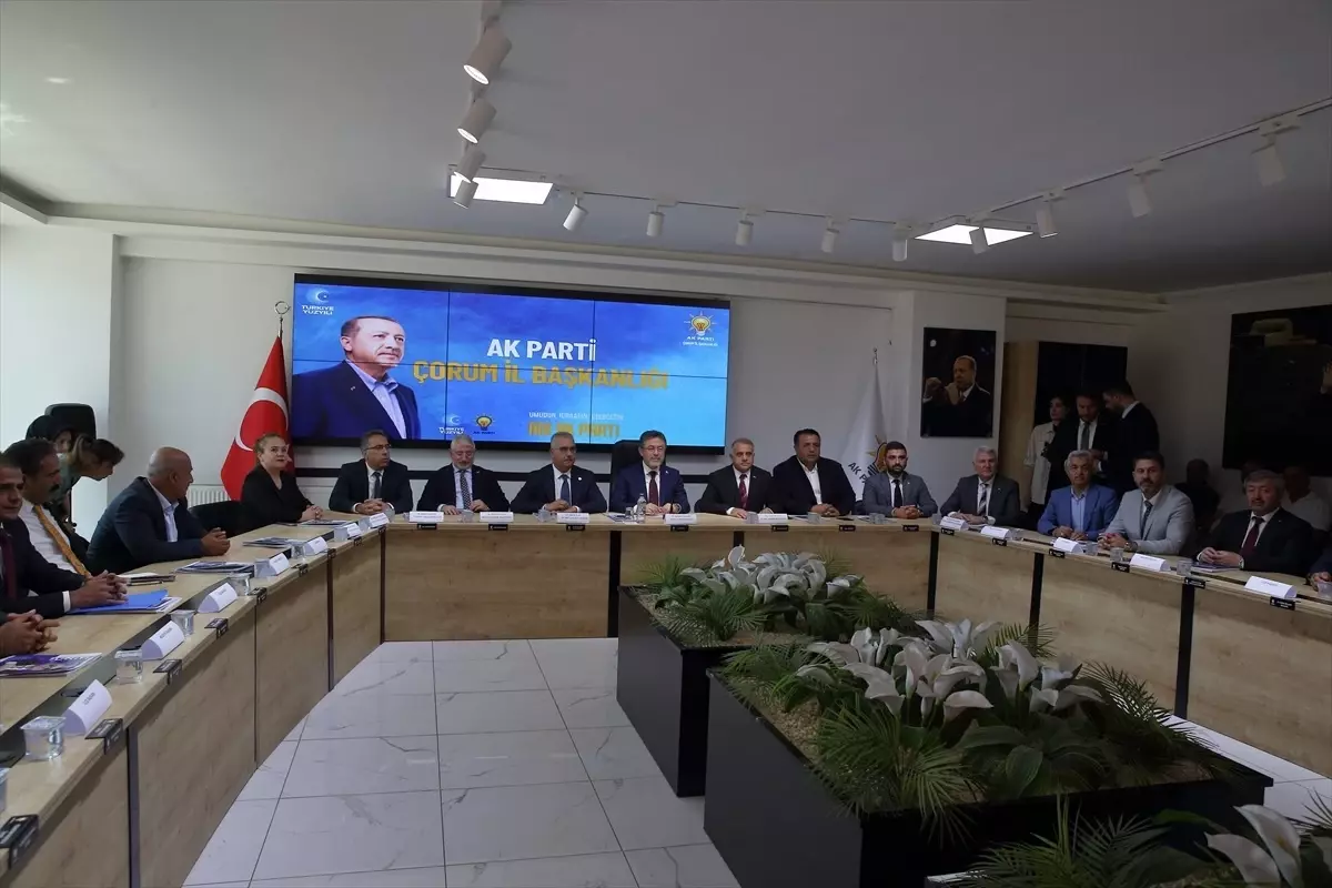 Bakan Yumaklı Çorum\'da İncelemelerde Bulundu