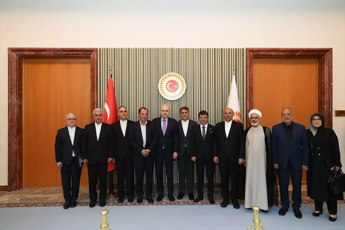 Kurtulmuş İran Parlamenter Heyetini Ağırladı