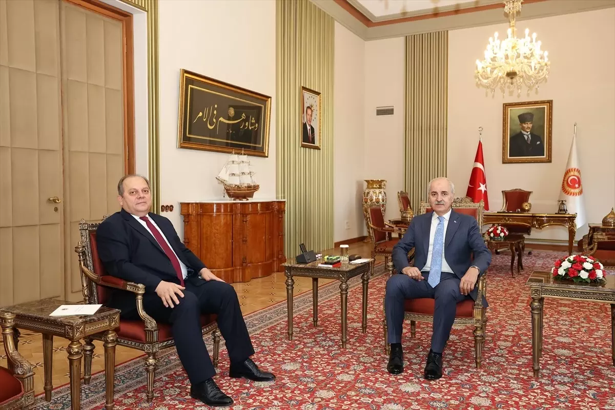 Kurtulmuş, Yargıtay Başkanı Kerkez\'i Kabul Etti