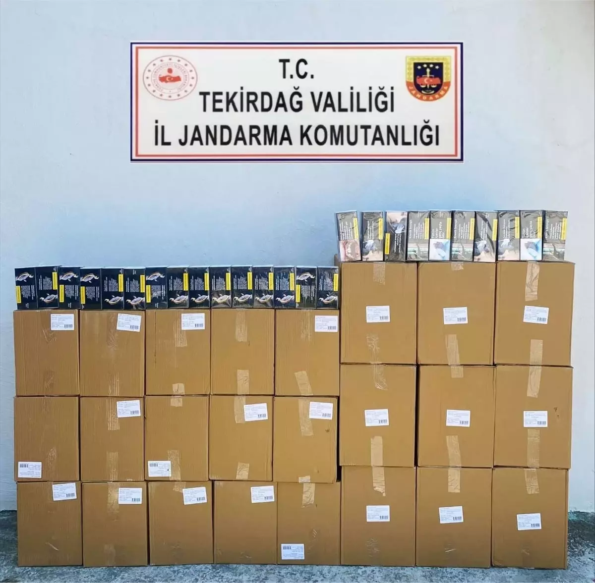 Tekirdağ\'da 299 Bin Makaron Ele Geçirildi