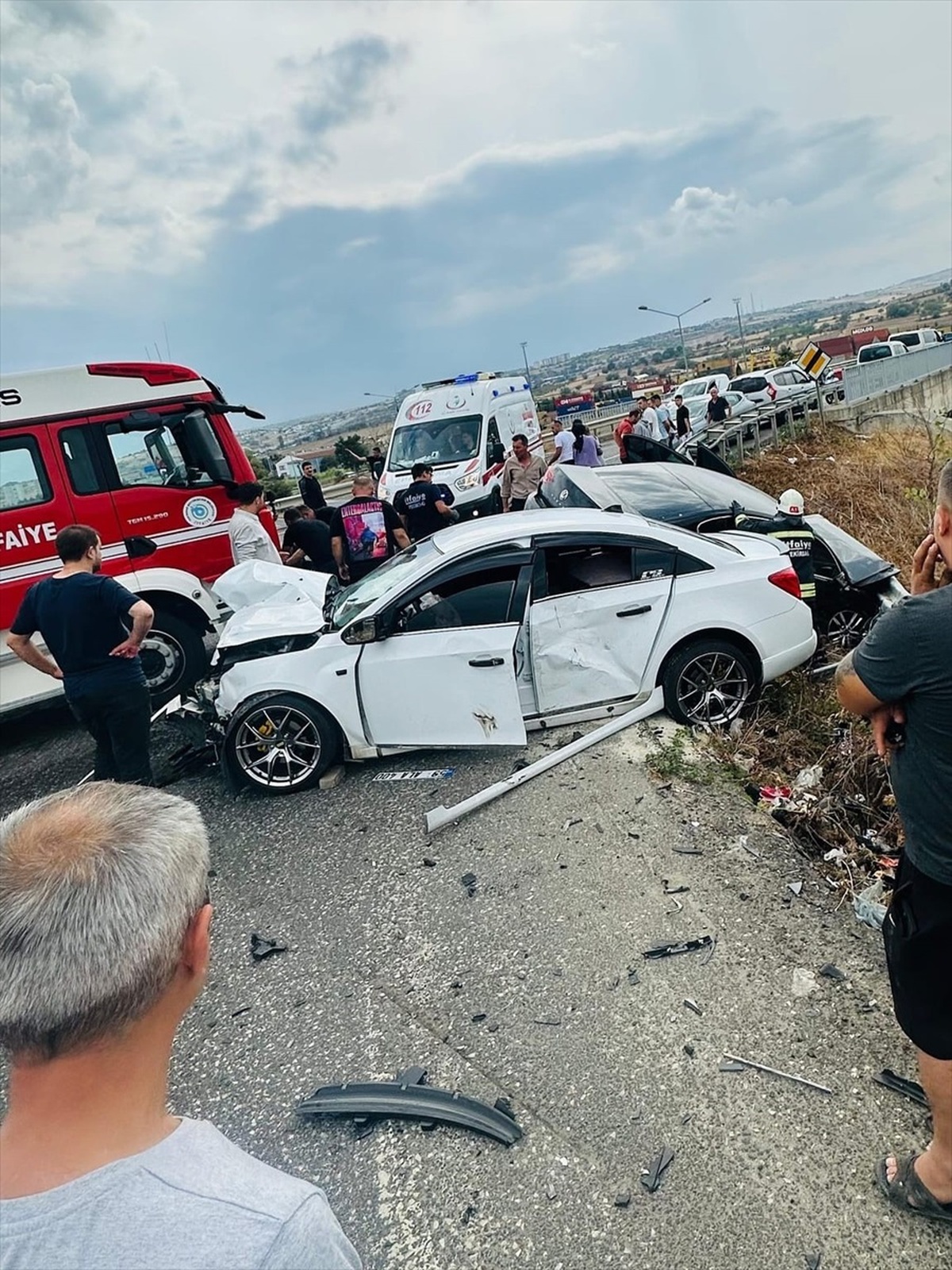 Tekirdağ\'da Trafik Kazası: 3 Yaralı