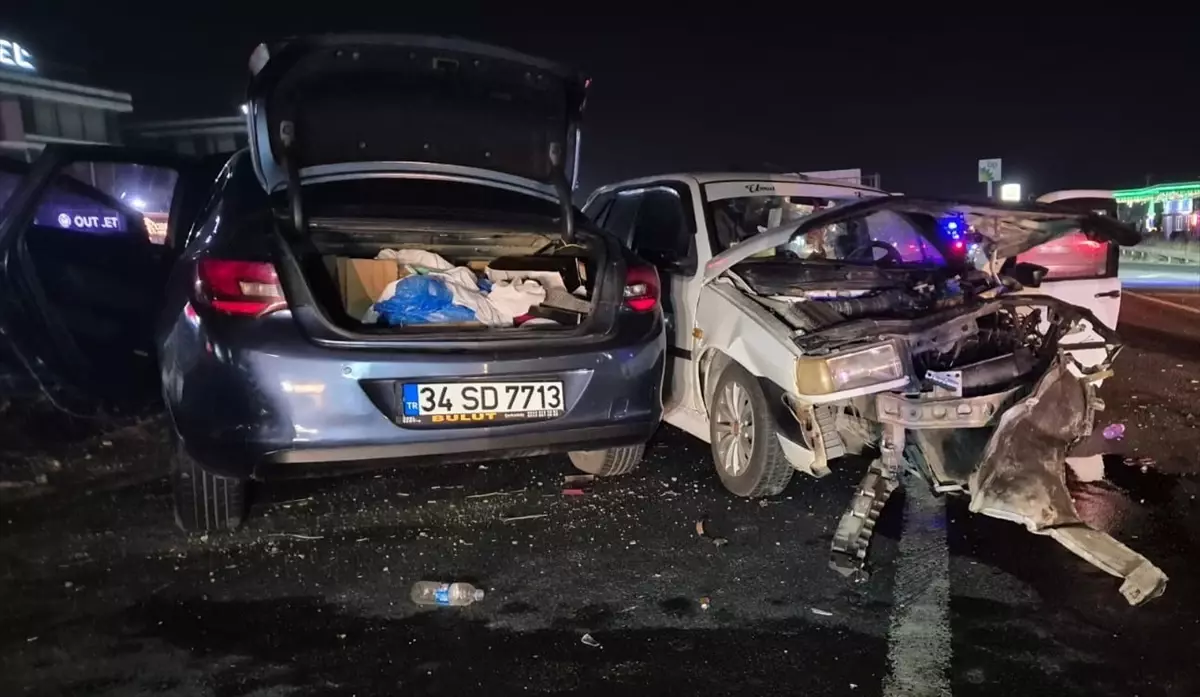 Çerkezköy\'de Trafik Kazası: 4 Yaralı