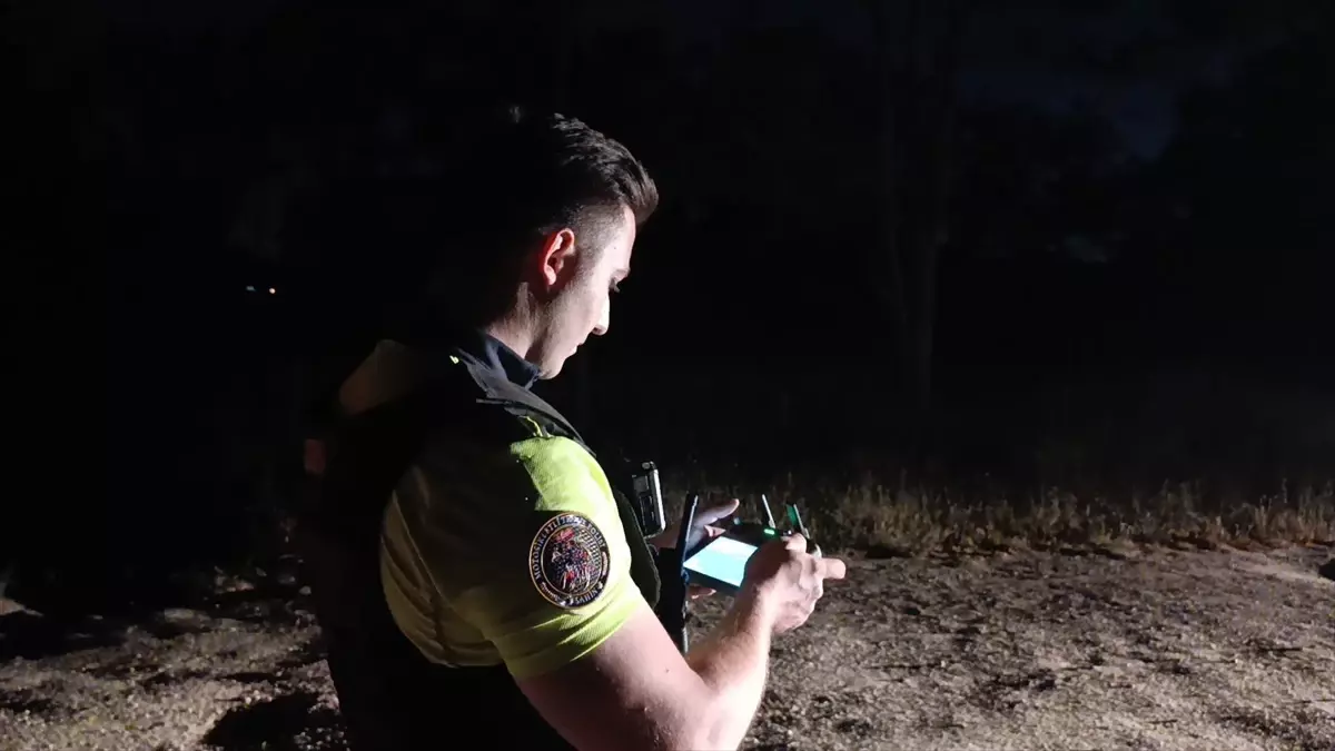 Çerkezköy\'de Drone Destekli Orman Denetimi